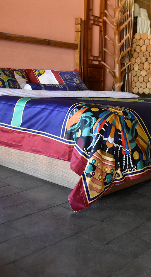 藏族風格床上用品、藏族民宿床上用品